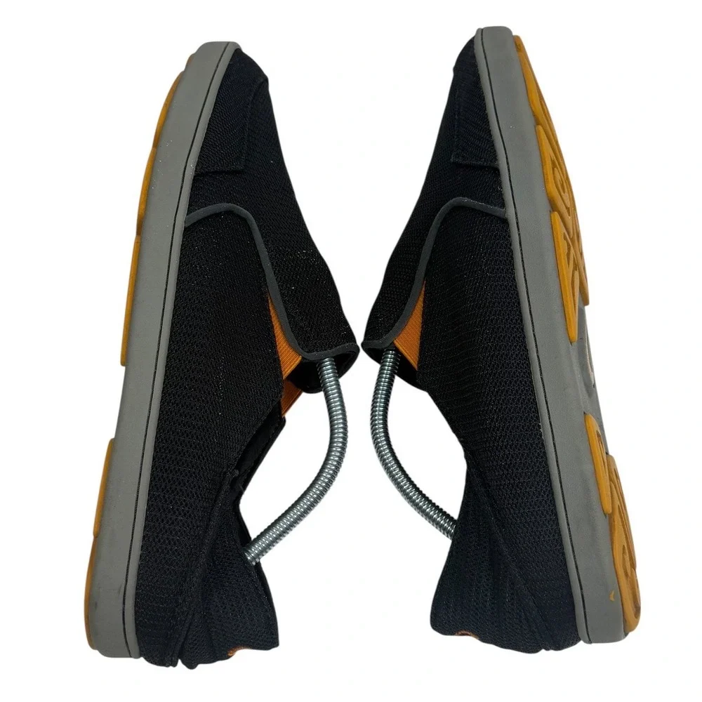 OluKai Nohea Mesh Mens Black Shadow Slip On Shoes‎ 10188-4242 Size 11 Loafers